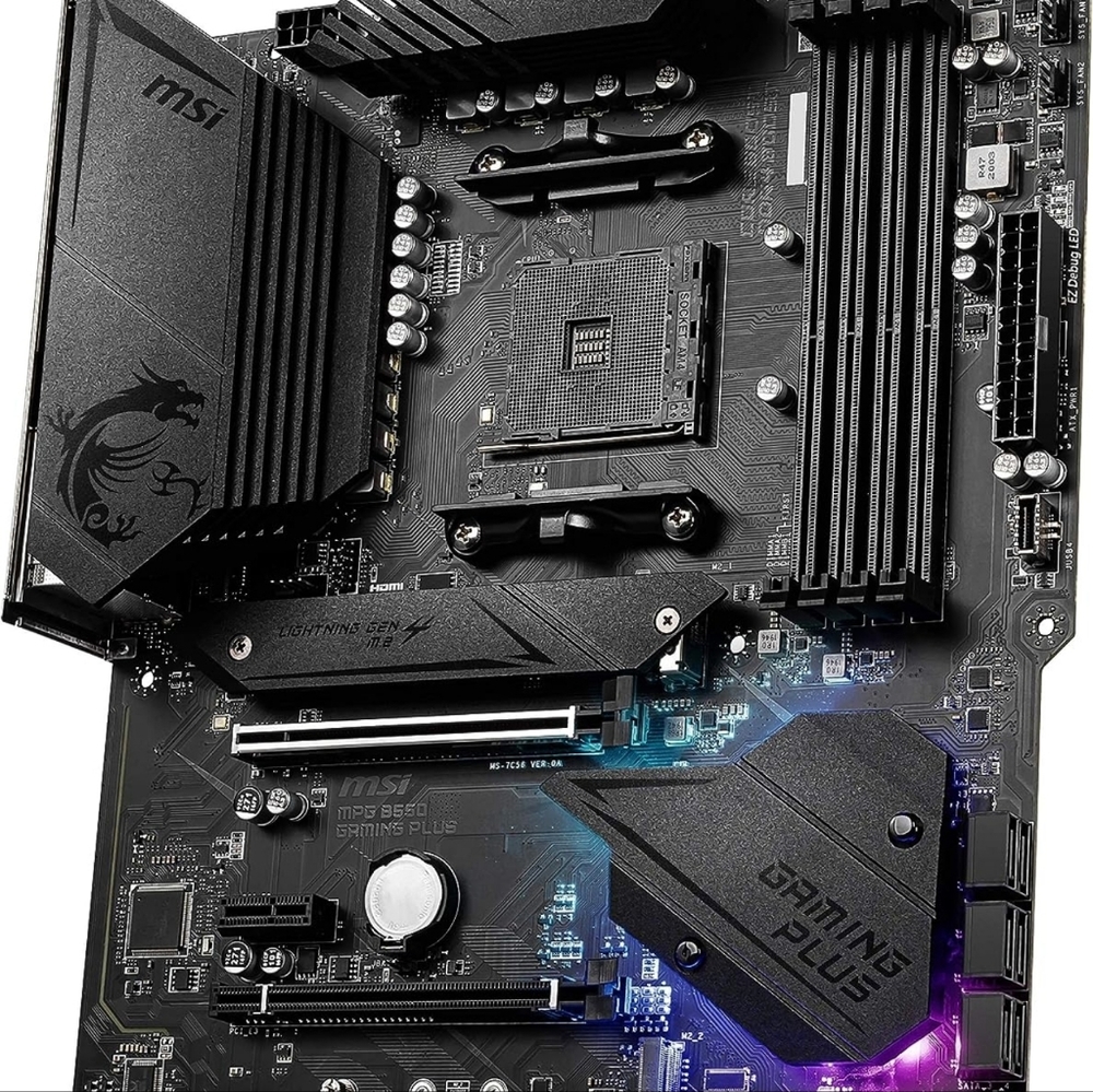 MSI MPG B550 Gaming Plus AMD Motherboard New - Picture 3 of 6
